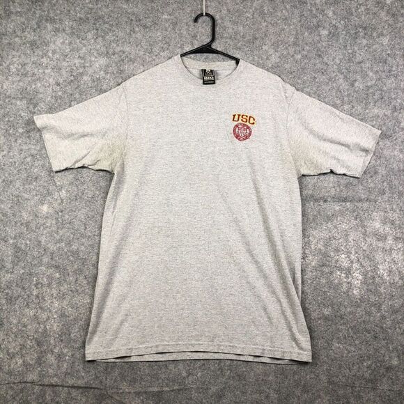 VTG USC Trojan Football T Shirt Gear For Sport Big Cotton Size Large - Picture 1 of 8